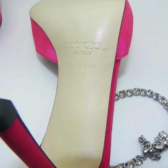 Jimmy Choo Pink Nwot Sz 11 - Picture 3 of 5